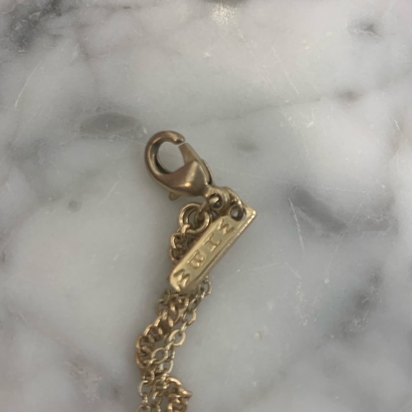 White House Black Market Three Tier Charm Necklace - Picture 4 of 5